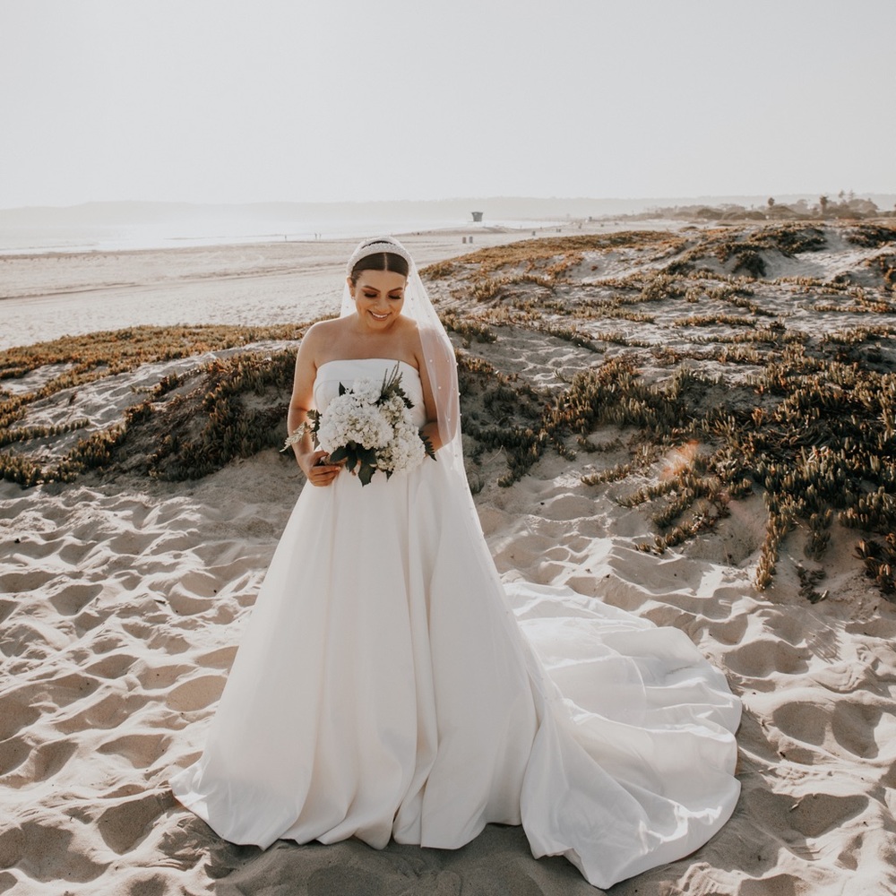 Jenny Yoo Carrington wedding dress.